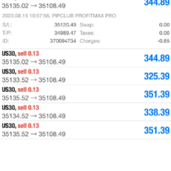 Pip Club Profit Max Pro EA Result4