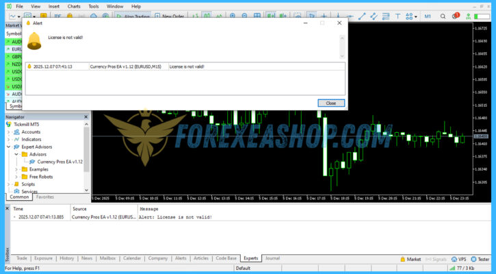 License is not valid