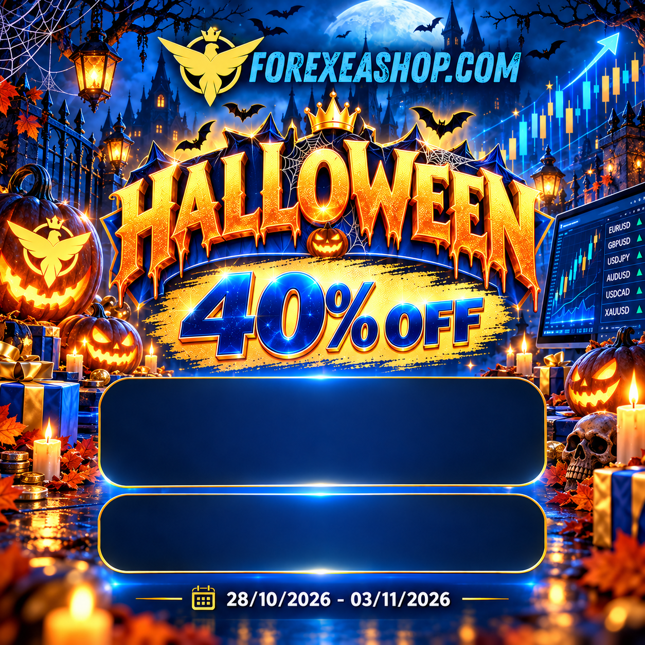Halloween Sale - 40% OFF at ForexEAShop